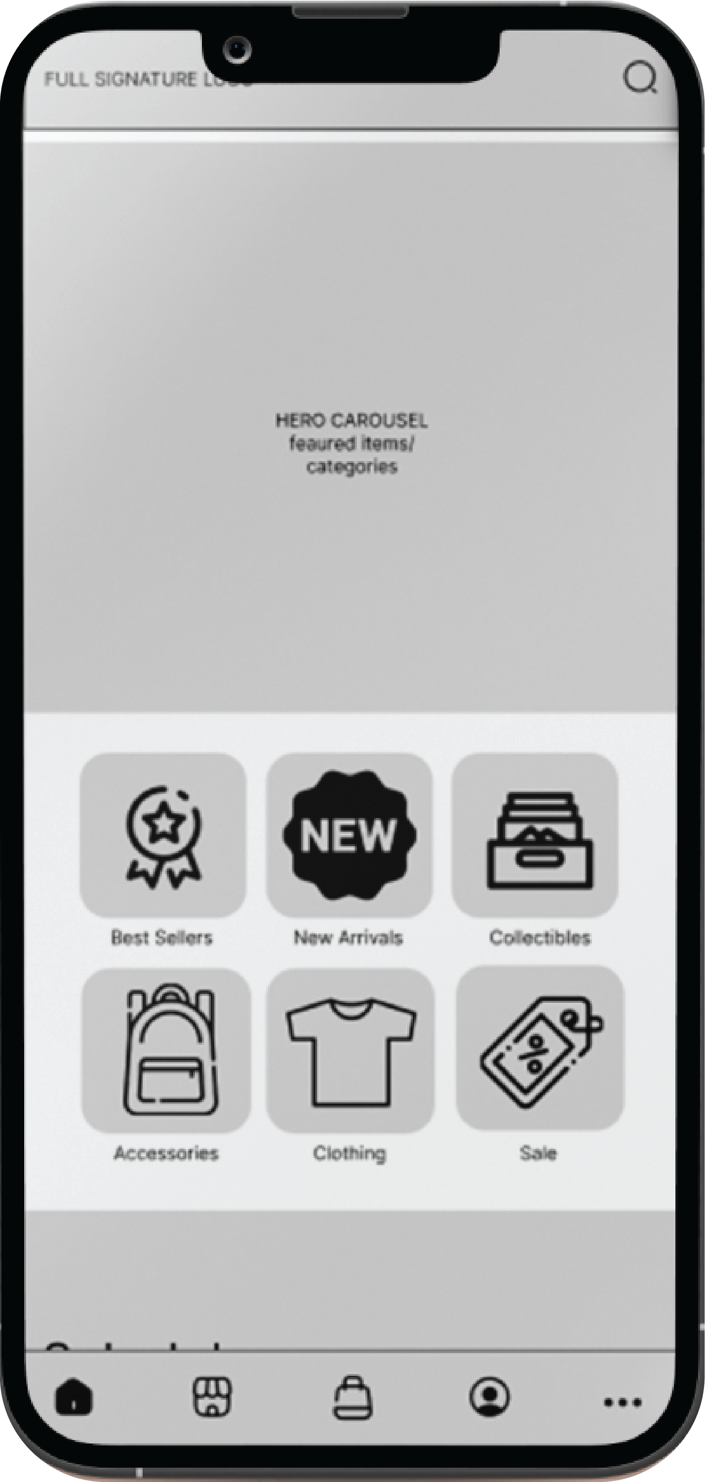 wireframe mockup