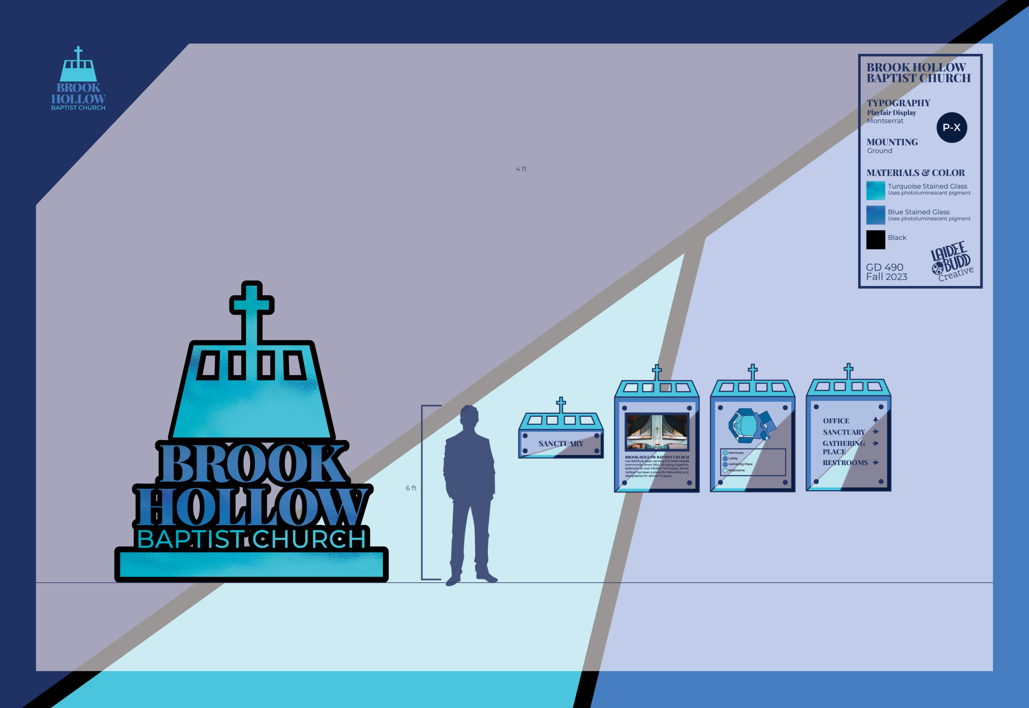 brook hollow signage suite